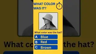 What Color Was It? Test Your Memory with This Color Trick Challenge!