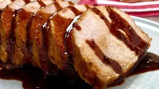 💥LOMO DE CERDO AGRIDULCE AL HORNO F&Aacute;CIL💥 Salsa agridulce casera