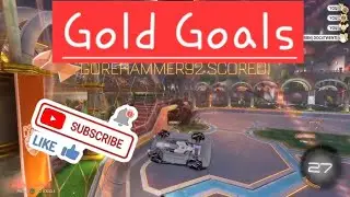 ROCKET LEAGUE GOLD GOALS COMPILATION wk3
