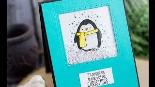 Houses Built of Cards    Penguin Shaker Card