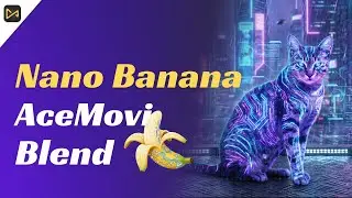 Transforming My Cat with Nano Banana AI + AceMovi Creative Blend | Stylize Your Videos!