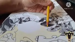 Magna Swing by Black Clover Speed Drawing - Dibujo de Magna Swing