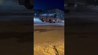 ПАЗ-32054 по маршруту №4 Поликлиника-Площадь-Поликлиника #bus