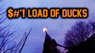 Late Season Duck Hunting - $#*! Load Of Mallards