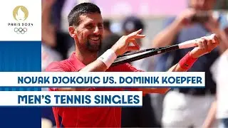 🇷🇸 Novak Djokovic vs. Dominik Koepfer 🇩🇪 | Men's Tennis Singles | #Paris2024 Highlights