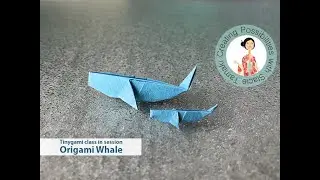 How to fold a traditional origami whale