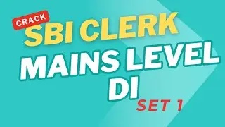 SBI CLERK Mains Aptitude | Set 1 | Bank | SBI | RRB | IBPS | Apti Tamizha