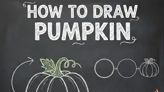 How to draw Pumpkin in 4 easy steps || Draw and colour Pumpkin || Draw Pumpkin || @MehakAnand94 