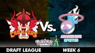 Vulpixie (Kalos Wild Chompers) Vs smith (Arabesque Sprites) Week 6 Pokémon Legends: Z-A Draft League