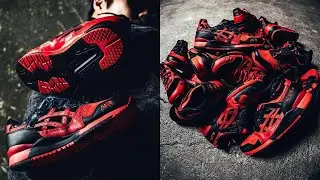 atmos x RED SPIDER ASICS GEL Lyte III  DETAILED LOOK!