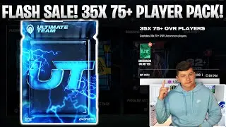 FLASH SALE! 35X 75+ PLAYER PACK! IS IT WORTH OPENING?