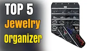 Travel Jewelry Organizer with Zippered Pockets