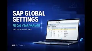 SAP FI/CO Global Settings &ndash; Fiscal Year Variant & Posting Period | Lecture 1/Part 2