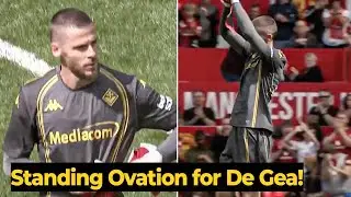David de Gea receives a standing ovation from Old Trafford as he is substituted | Man Utd News