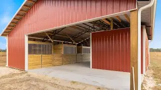 Florida Equestrian Barn Built by Nelson&rsquo;s Metals🐴🔥