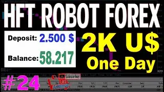 ROBOT HFT Profit 2.000 U$ - Investment in FOREX (High Frequency Trading) 2022