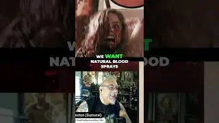 Zombie Blood Spray: One Take Movie Magic! #shorts