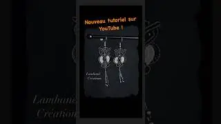 Micro Macram&eacute; Boucles d'oreilles / Earrings #lahmanecreations