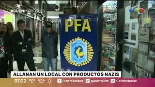 Allanaron un local con objetos nazis &ndash; Buen Telefe