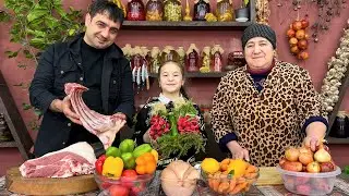 Peaceful Rural Simple Village Life - Grandma Cooking Traditional Recipes