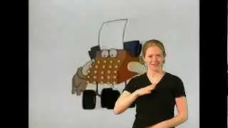 Sesame Street Typewriter guy fly- ASL | Sesame Street Sign Language