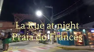 La Rue at night Praia do Frances Alagoas Brazil