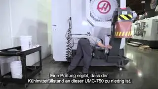 (DE)K&uuml;hlmittel f&uuml;r Werkzeugmaschinen: Auff&uuml;llen eines Tanks (niedriger Konzentration)