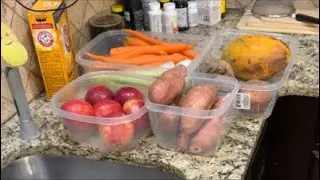 Nama J2 Juicing Sweet Potato 🍠  Carrots 🥕  Red Apples 🍎  Fit with Cia is live!