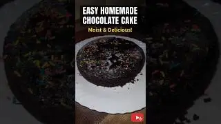 easy homemade chocolate cake #viral #vlog #food #cooking #ytshorts #trending #cake #recipe