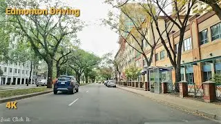 Driving Whyte Ave to St. Albert Trail Edmonton, AB, Canada