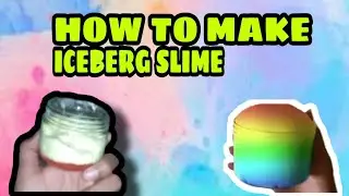How To Make Jiggle Iceberg Slime At Home | N KA Creator