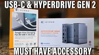 HyperJuice&reg; 240W Silicone USB-C to USB-C Cable & HyperDrive GEN2 Thunderbolt 3