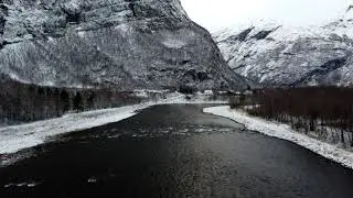 Drone Footage 23, Sunndals&oslash;ra in Summer and Winter