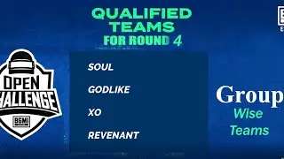 BMOC ROUND 4 ALL TEAMS NAMES WITH GROUP WISE