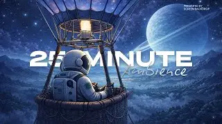 25 Minutes of Space Balloon Ambience 🌌 | Calm Focus & Reflection | Screen Backdrop