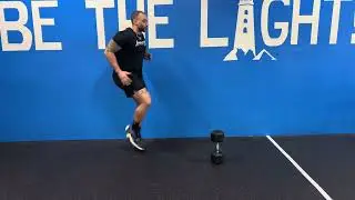 IXP Dumbbell- High Knee to Jump Squat