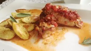 Kalbsroulade mediterran