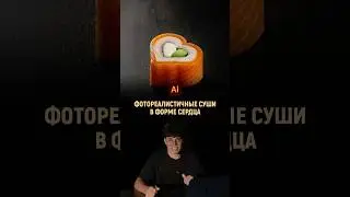 Реалистичные суши в форме сердца | Photoshop tutorial