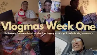 046: Finishing the Semester, Sorting My Work Bag, & Balancing My Careers | Vlogmas Week One