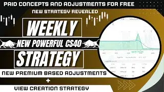 Weekly Option Selling Strategy || CS40 Strategy || New Strategy || Adv Adjustment || Paid Content⚡⚡