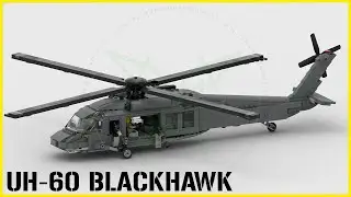 LEGO Sikorsky UH-60 Black Hawk | 1:33 Minifigure Scale