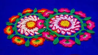 tejido a crochet para centro de mesa PARTE:2/2