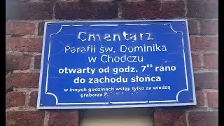 Taphophile at a Roman Catholic parish cemetery & Catacombs in Chodecz, Poland. Cmentarz Katolicki