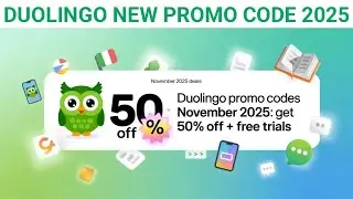 Как использовать промокод Duolingo (2025) | НОВЫЕ коды Duolingo