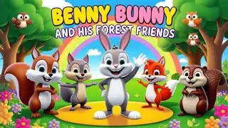 Benny Bunny and His Forest Friends | Nursery rhyme for kids |Cartoon video for baby | learning video