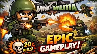 🔥 Mini Militia EPIC Gameplay | Pro Kills & Non-Stop Action