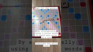Scrabble strategy: get more points with 2 letter words