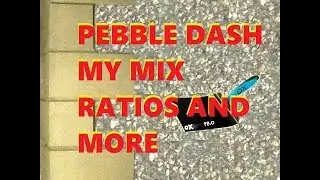dash mix sand and cement render and under coat scratch coat plus ratios of both live stream/How to p