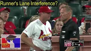Runner's Lane Interference No-Call in St. Louis