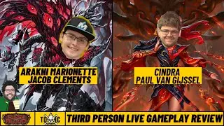 Arakni Marionette (Jacob Clements) Vs Cindra (Paul Van Gijssel) 3rd Person Live gameplay review